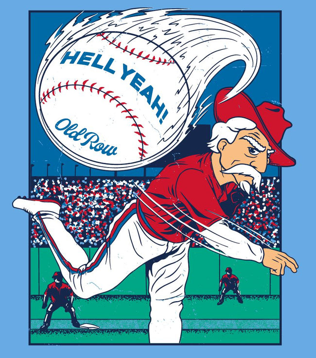 Hell Yeah Baseball Pocket Tee