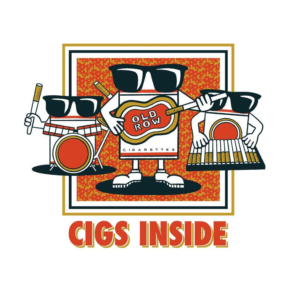 Cigs Inside Lucky Pocket Tee-T-Shirts-The Novelty Collection-Old Row