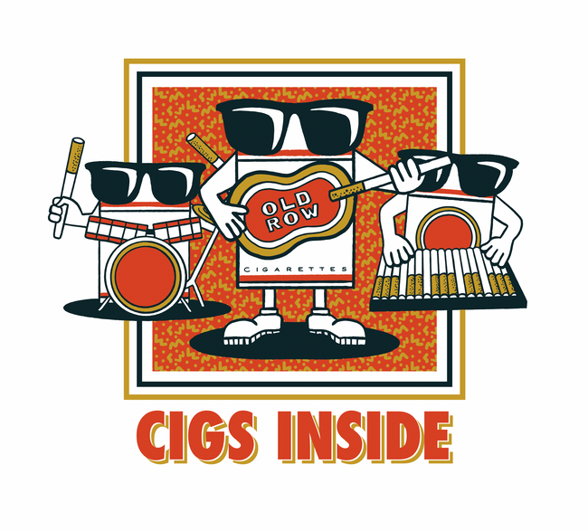 Cigs Inside Lucky Pocket Tee  Old Row T-Shirts, Clothing, & Merch