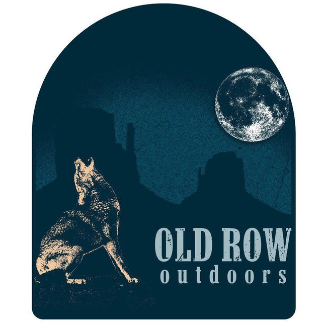 Old Row Outdoors Coyote Pocket Tee (White)-T-Shirts-The Novelty Collection-Old Row