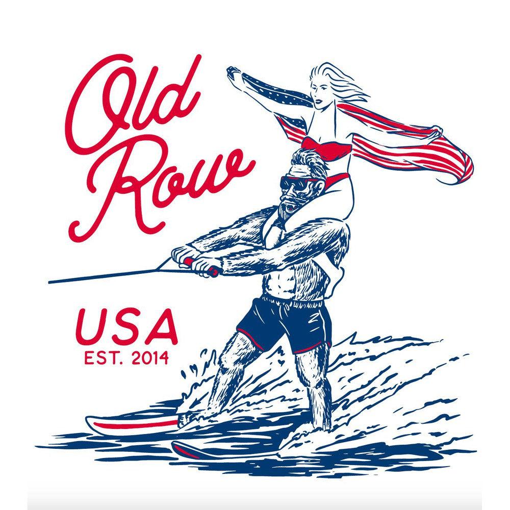 The Big Foot Water Ski Pocket Tee-T-Shirts-The Novelty Collection-Old Row