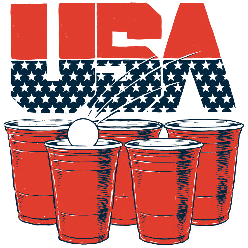 USA Drinking Team Tee
