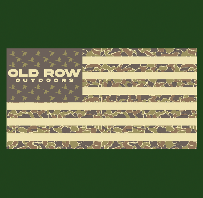 Old Row Outdoors Camo Flag Pocket Tee | Old Row Outdoors T-Shirts