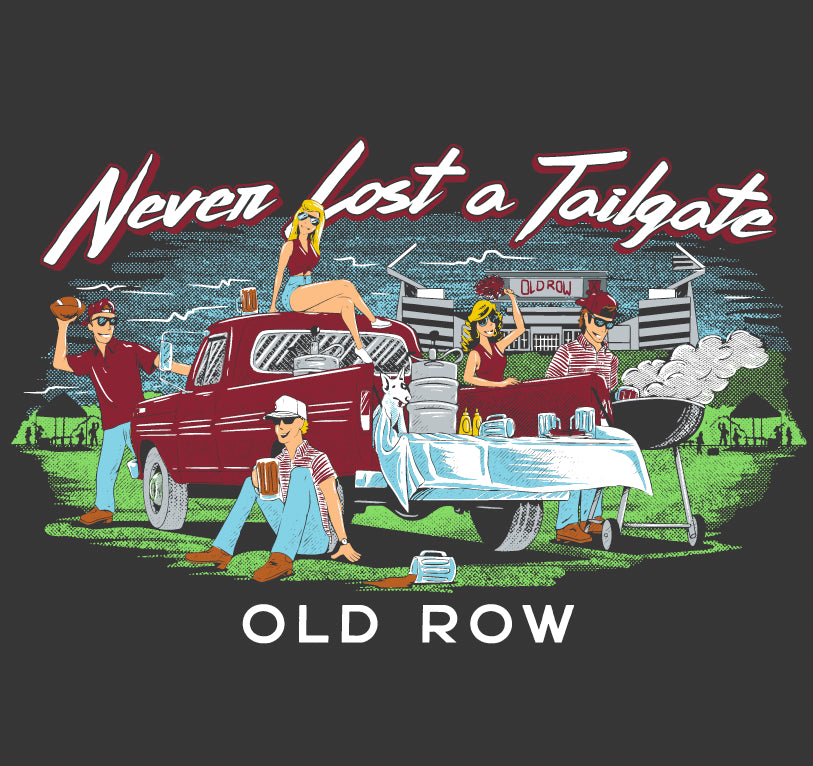 Never Lost A Tailgate Columbia Pocket Tee