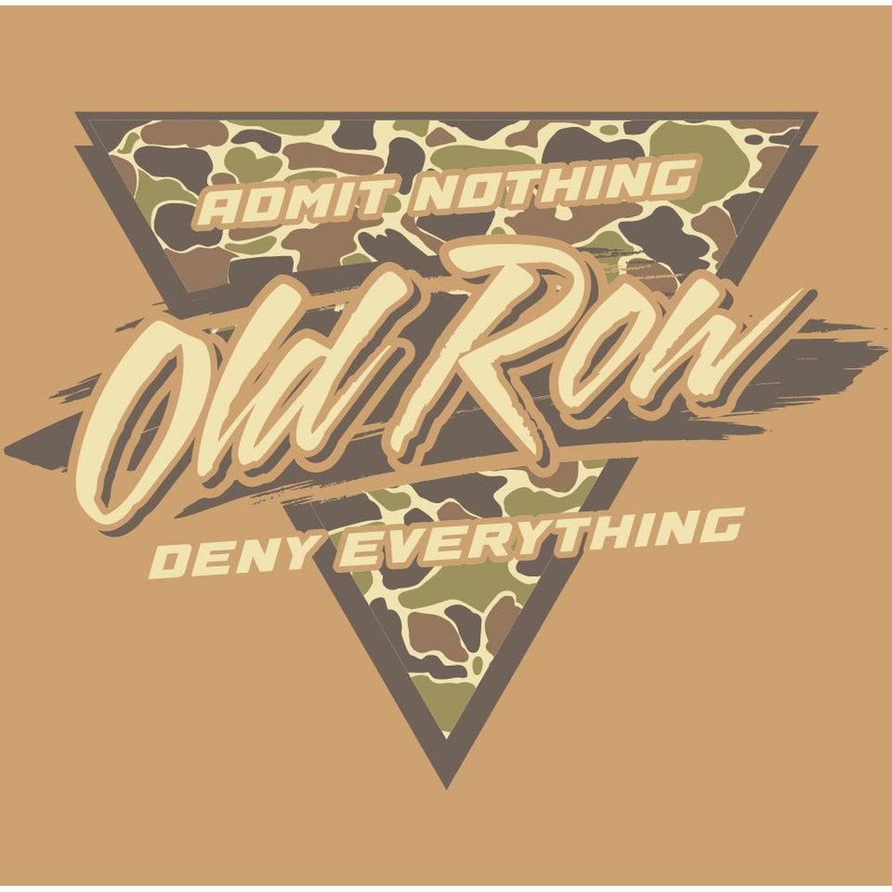 Retro Triangle Camo Pigment Dyed Premium Hoodie-Hoodies-Old Row Outdoors-Old Row