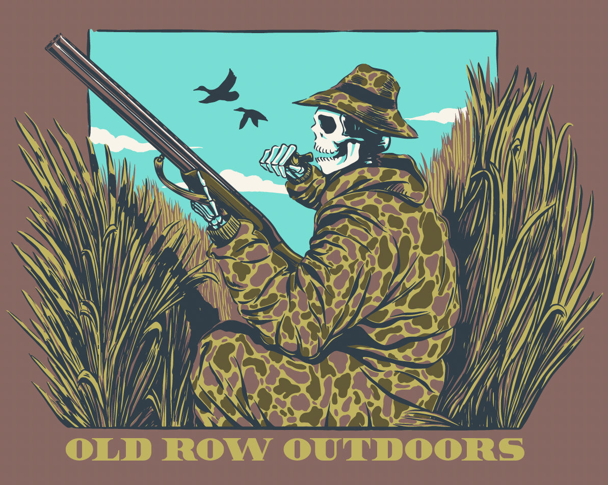 Old Row Outdoors Duck Hunt Pigment Dyed Premium Hoodie