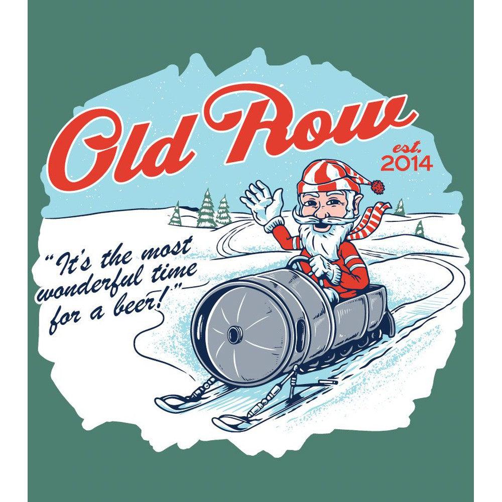 Most Wonderful Time For A Beer Long Sleeve Pocket Tee-Long Sleeve-BDTBAB-Old Row