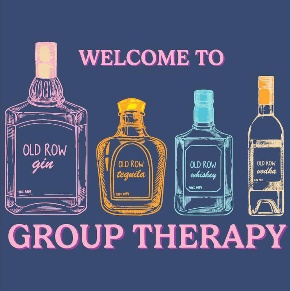 Group Therapy Pocket Tee-T-Shirts-The Boozy Collection-Old Row