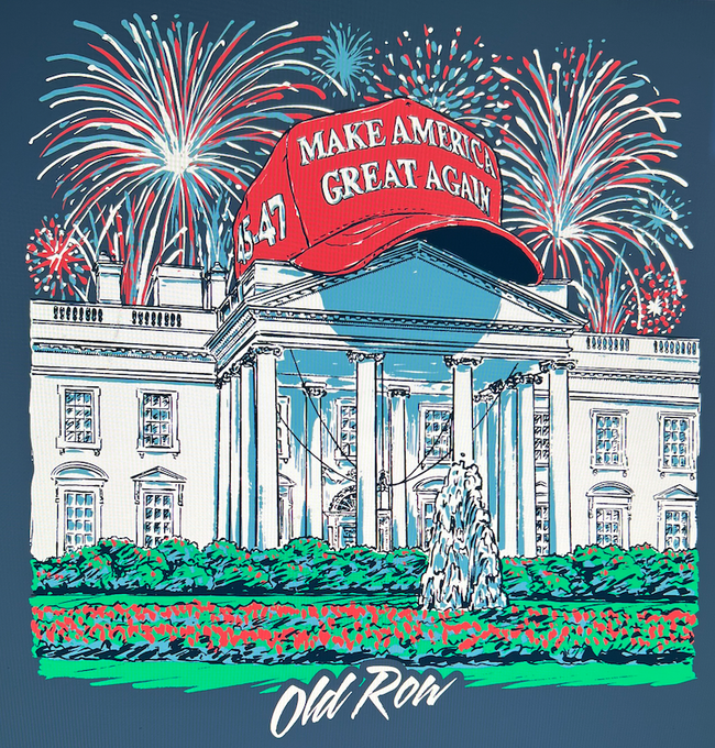 Trump 2024 White House Pocket Tee