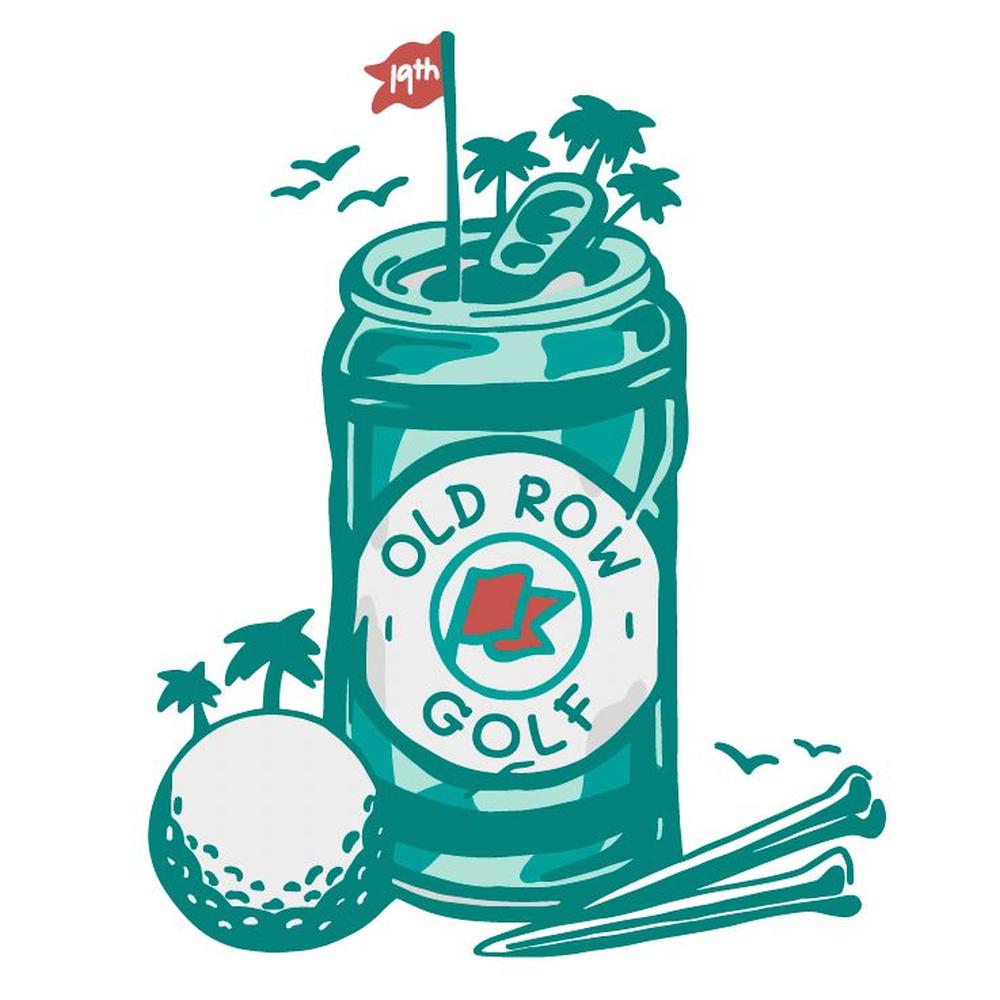 The 19th Hole Beer Can Pocket Tee-T-Shirts-Old Row Golf-Old Row