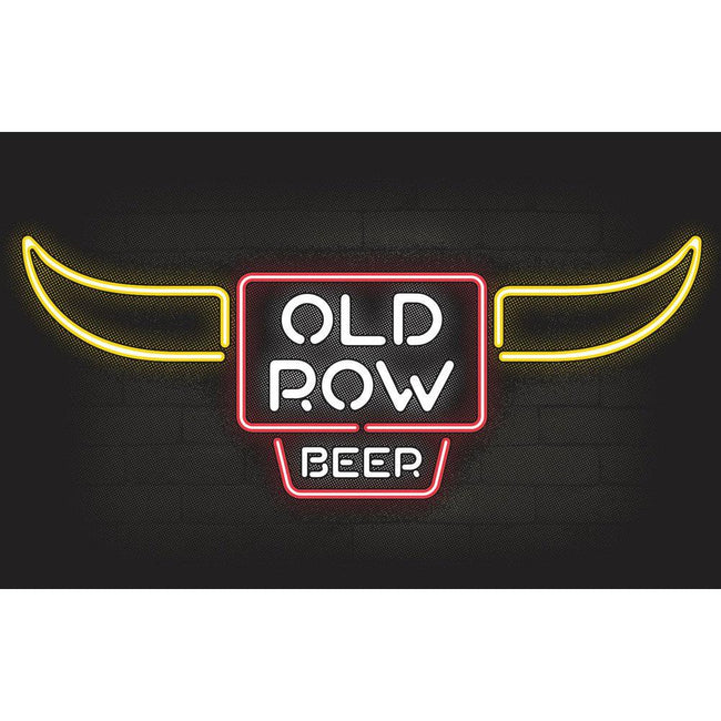 Old Row Beer Neon Bull Pocket Tee-T-Shirts-The Novelty Collection-Old Row