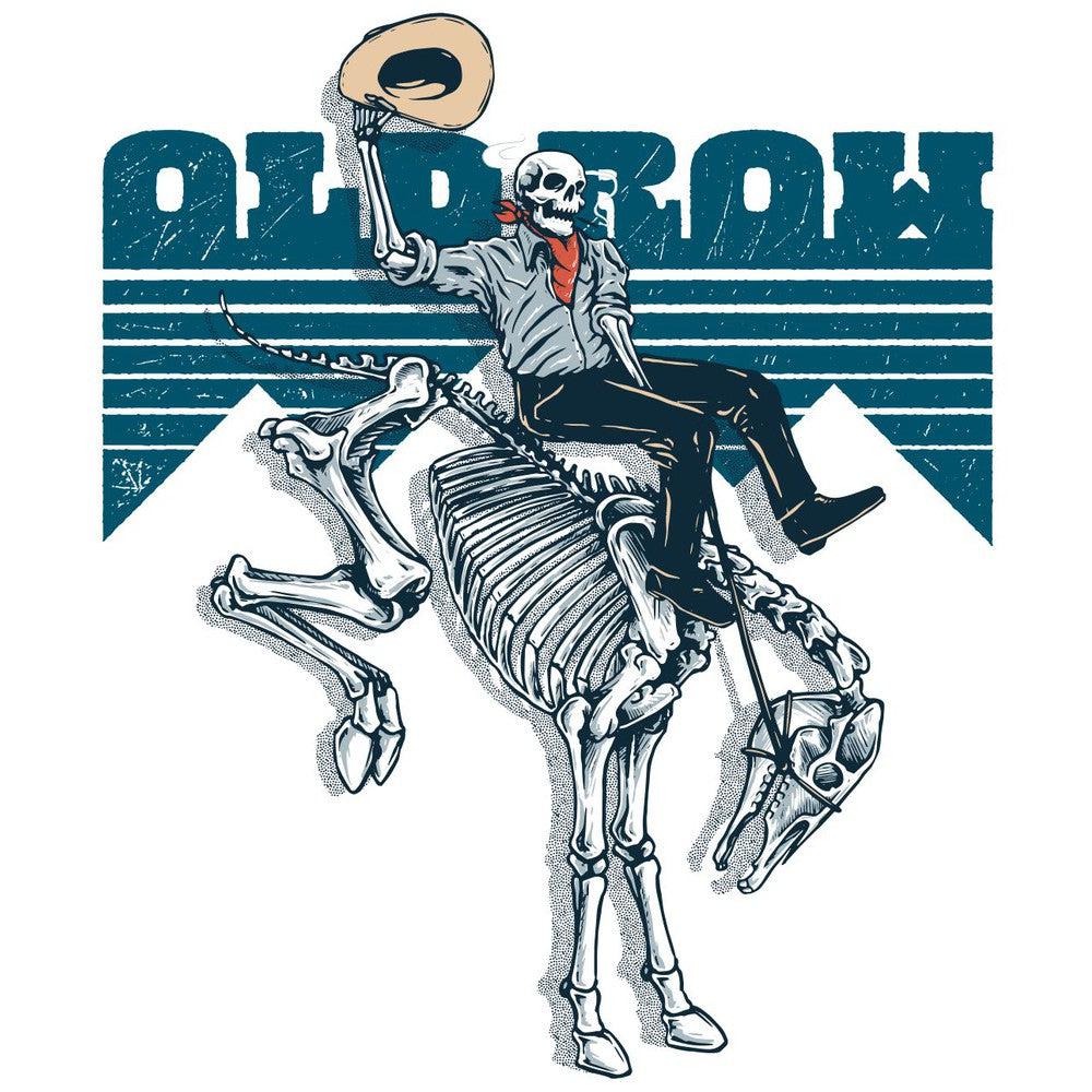 The Cowboy Killer Pocket Tee (White)-T-Shirts-Old Row-Old Row