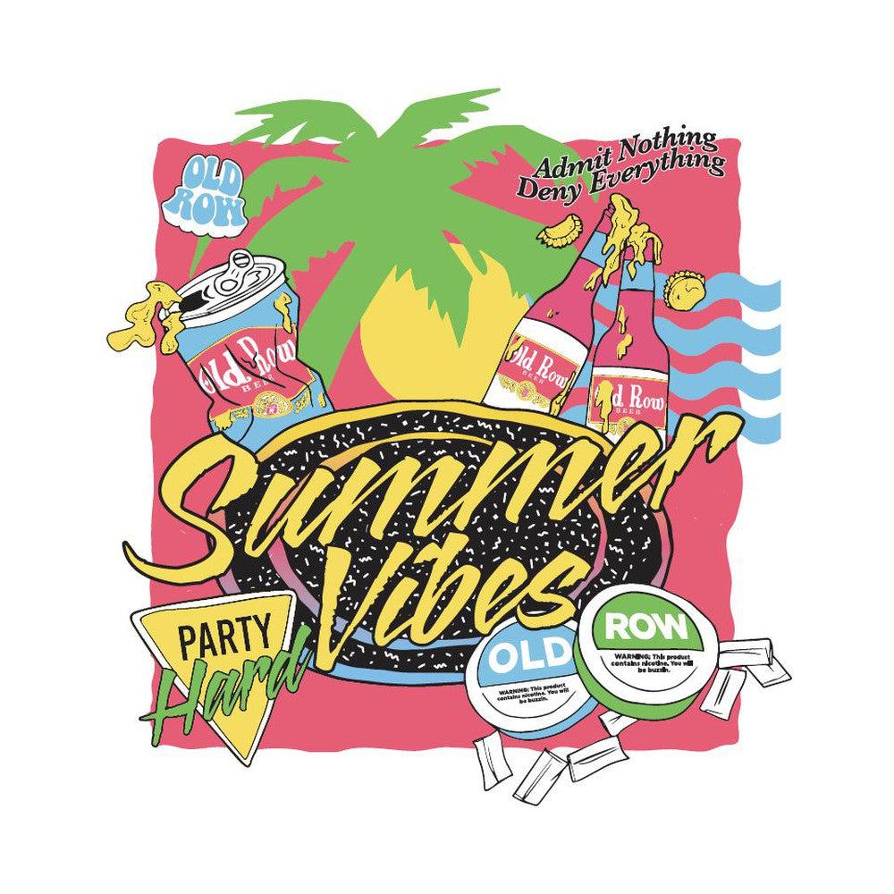 The Summer Vibes Pocket Tee-T-Shirts-The Novelty Collection-Old Row