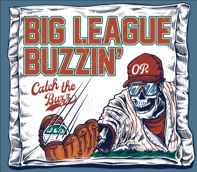 Big League Buzzin' Pocket Tee