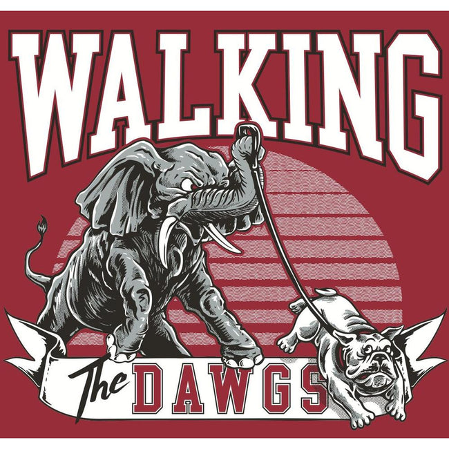 Walking The Dawgs Pocket Tee-T-Shirts-Old Row U-Old Row