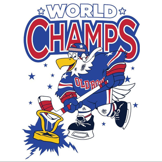 World Champs Eagle Pocket Tee-T-Shirts-America First-Old Row