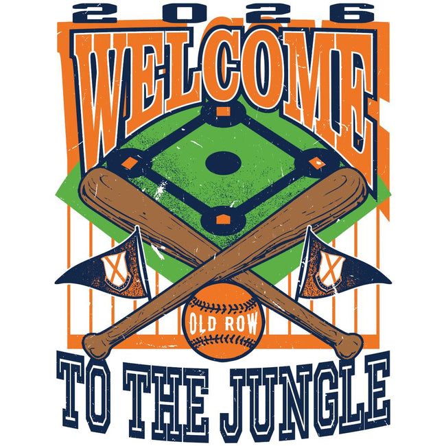 Welcome To The Jungle Baseball Pocket Tee-T-Shirts-Old Row U-Old Row