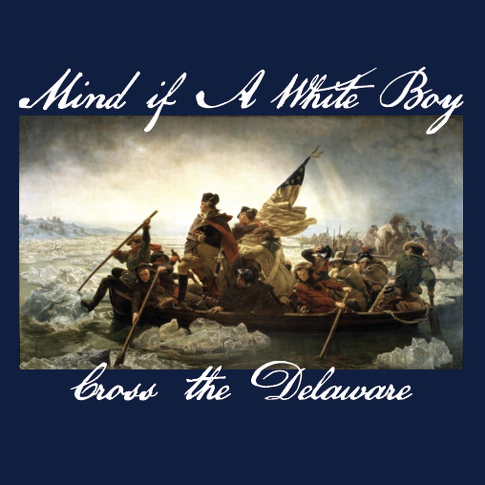 White Boy Cross The Delaware Tee-T-Shirts-America First-Old Row