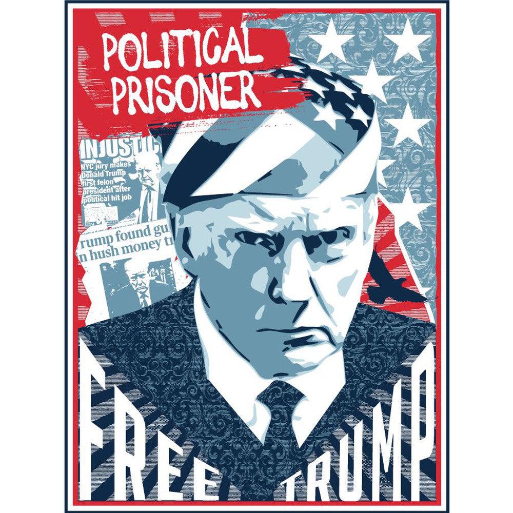 Free Trump Pocket Tee-T-Shirts-America First-Old Row