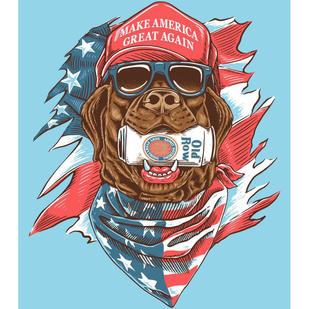 MAGA Good Boy Pocket Tee-T-Shirts-America First-Old Row