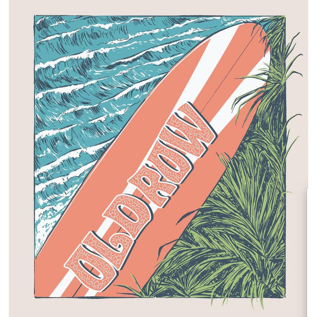 Old Row Surfboard Pocket Tee-T-Shirts-The Novelty Collection-Old Row