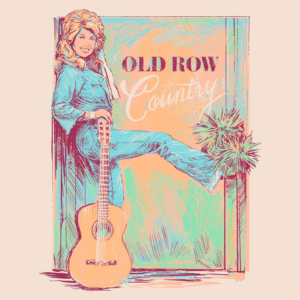The Queen of Country Pocket Tee