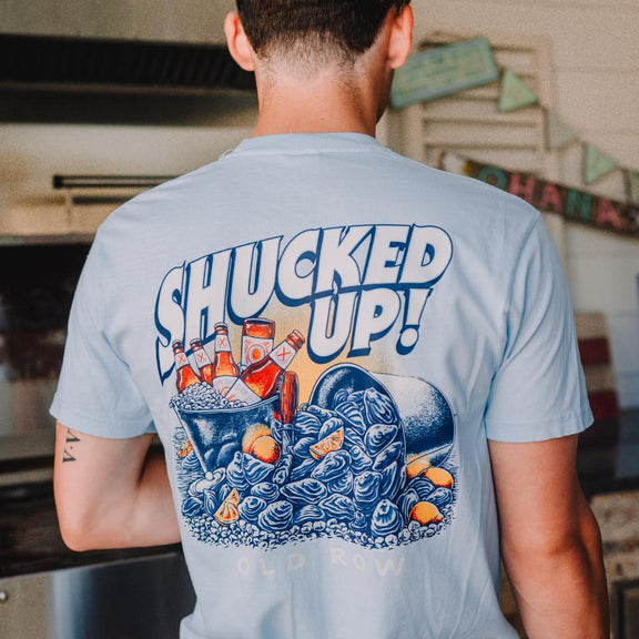 Shucked Up Pocket Tee-T-Shirts-The Novelty Collection-Old Row
