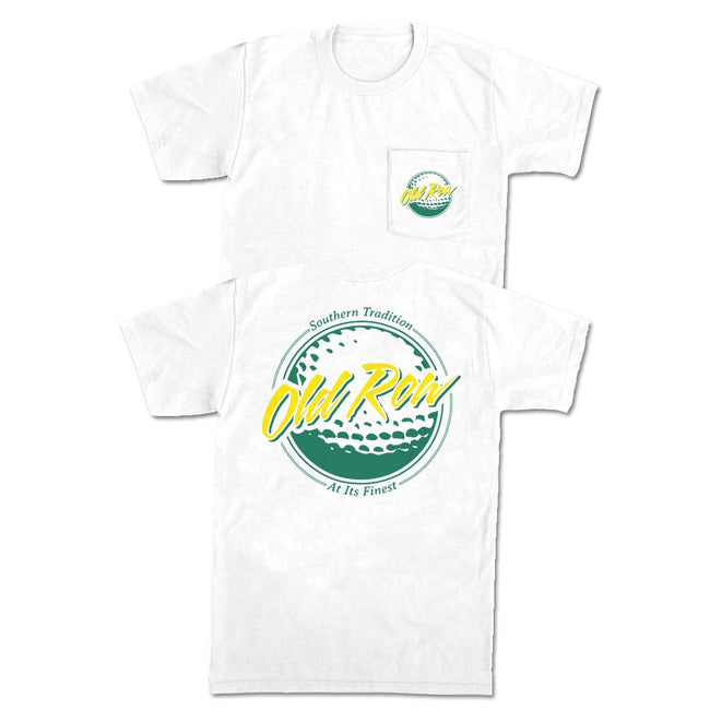 Old Row Golf Pocket Tee-T-Shirts-Old Row Golf-WHITE-S-Old Row