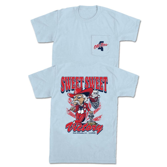 Sweet Sweet Victory Pocket Tee-T-Shirts-Old Row U-Light Blue-S-Old Row