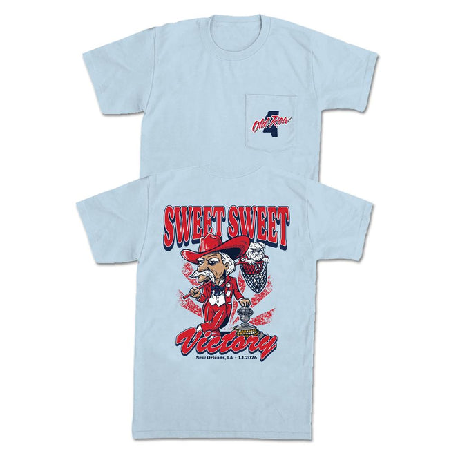 Sweet Sweet Victory Pocket Tee-T-Shirts-Old Row U-Light Blue-S-Old Row