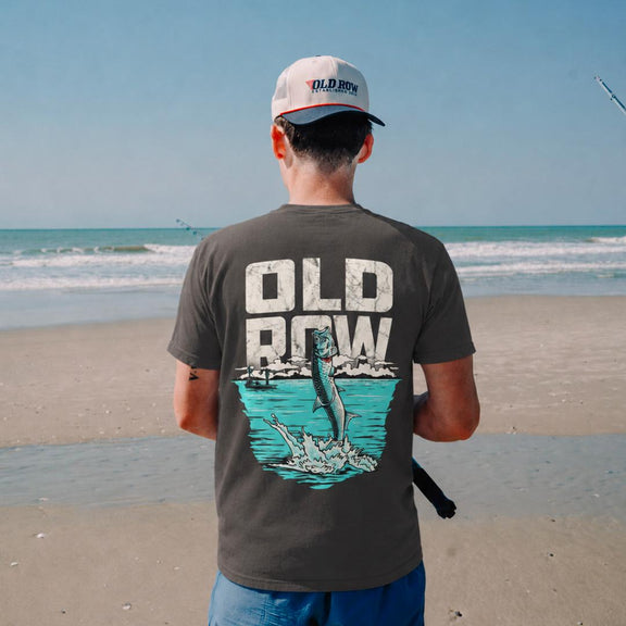 The Tarpon Jump Pocket Tee