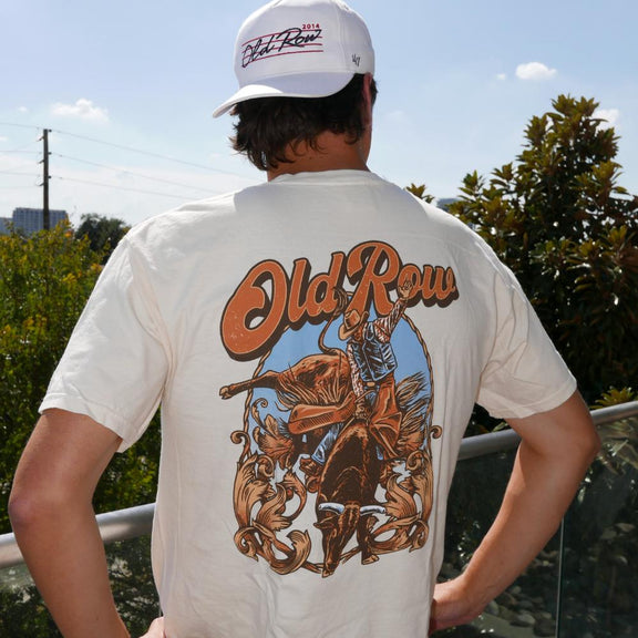 The Bull Riding Pocket Tee-T-Shirts-Old Row Outdoors-Old Row