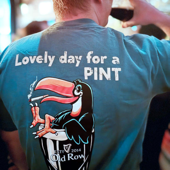The Irish Party Bird Pocket Tee-T-Shirts-The Novelty Collection-Old Row