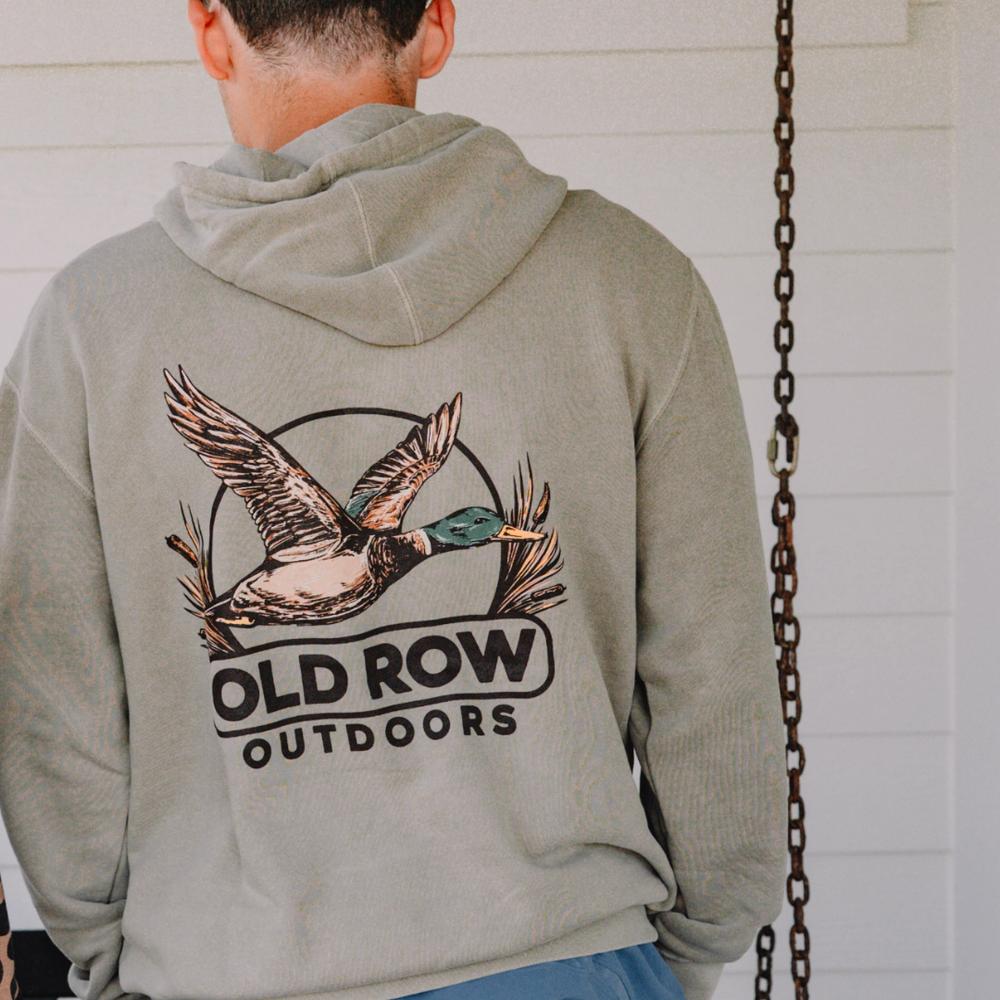 The Mallard Pigment Dyed Premium Hoodie-Hoodies-Old Row Outdoors-Old Row