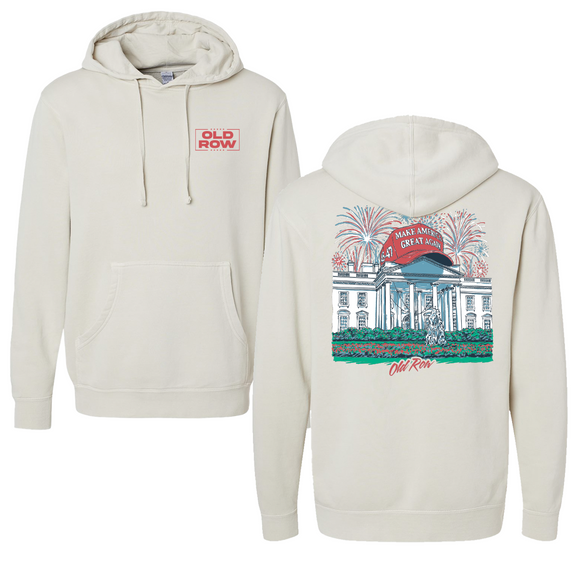 MAGA White House Pigment Dyed Premium Hoodie