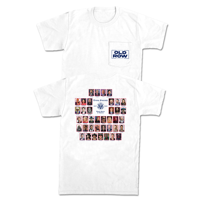 Trump Fraternity Composite 2025 Pocket Tee