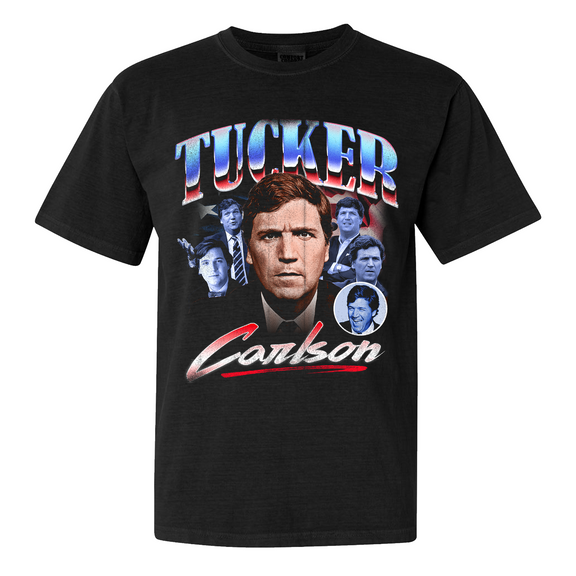 Tucker Carlson Faces Tee