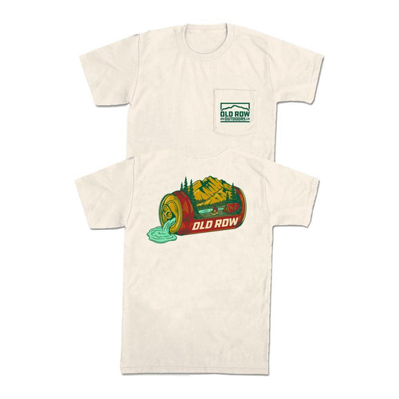 The Beer Can Mountain 2.0 Pocket Tee-T-Shirts-oldrowwholesale-Old Row