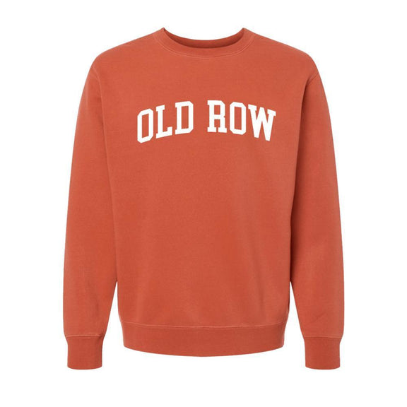 Old Row 2.0 Pigment Dyed Premium Crewneck-Crewnecks-Old Row-Orange-S-Old Row