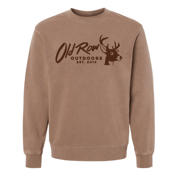 Old Row Outdoors Buck Pigment Dyed Crewneck
