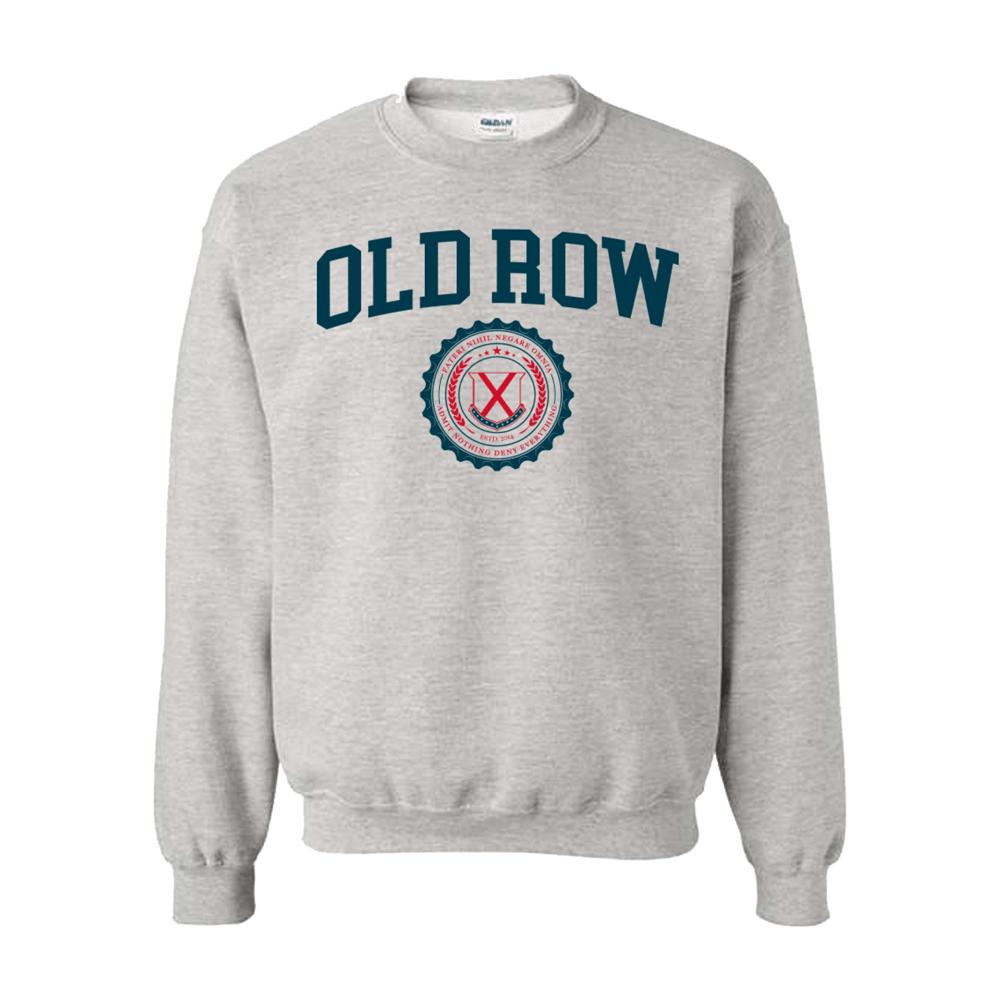 Old Row Collegiate Crest 2.0 Crewneck-Crewnecks-oldrowwholesale-Old Row
