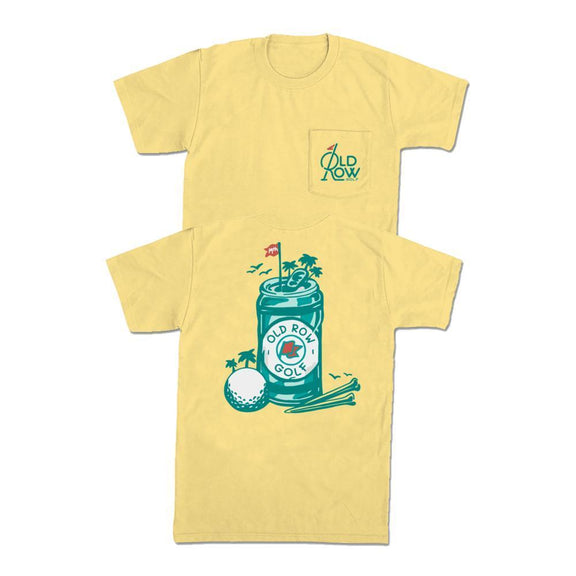 The 19th Hole Beer Can 2.0 Pocket Tee-T-Shirts-oldrowwholesale-Old Row