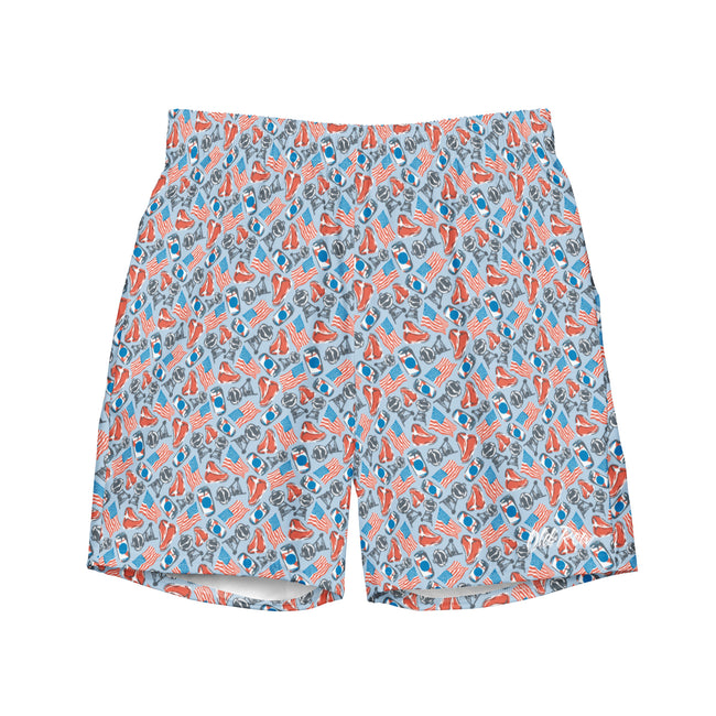 Old Row USA Grill & Beer Swim Trunks