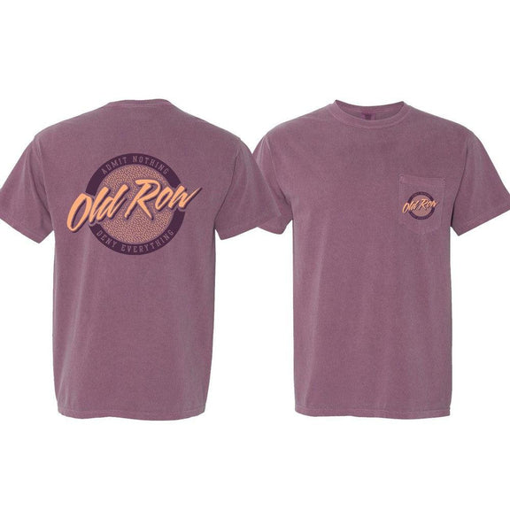 Old Row Circle Logo Pocket Tee-T-Shirts-Old Row Branded-Maroon-S-Old Row