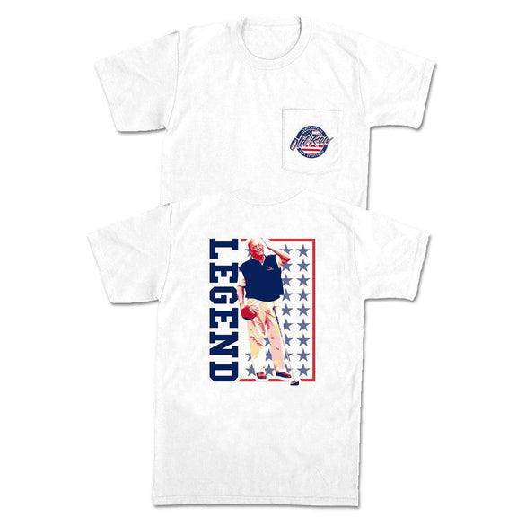 American Golf Legend Pocket Tee-T-Shirts-Old Row Legends-White-S-Old Row