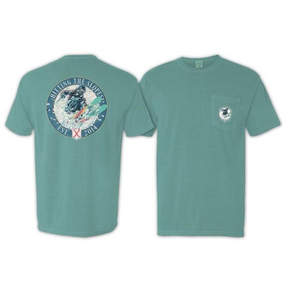 Hitting the Slopes V10 Pocket Tee-T-Shirts-Old Row Mountain-Old Row