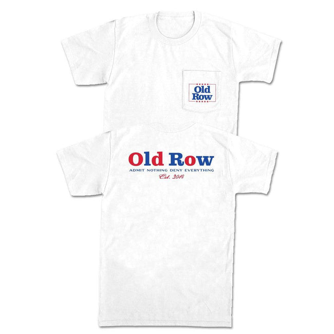 Old Row USA Pocket Tee-T-Shirts-Old Row-White-S-Old Row