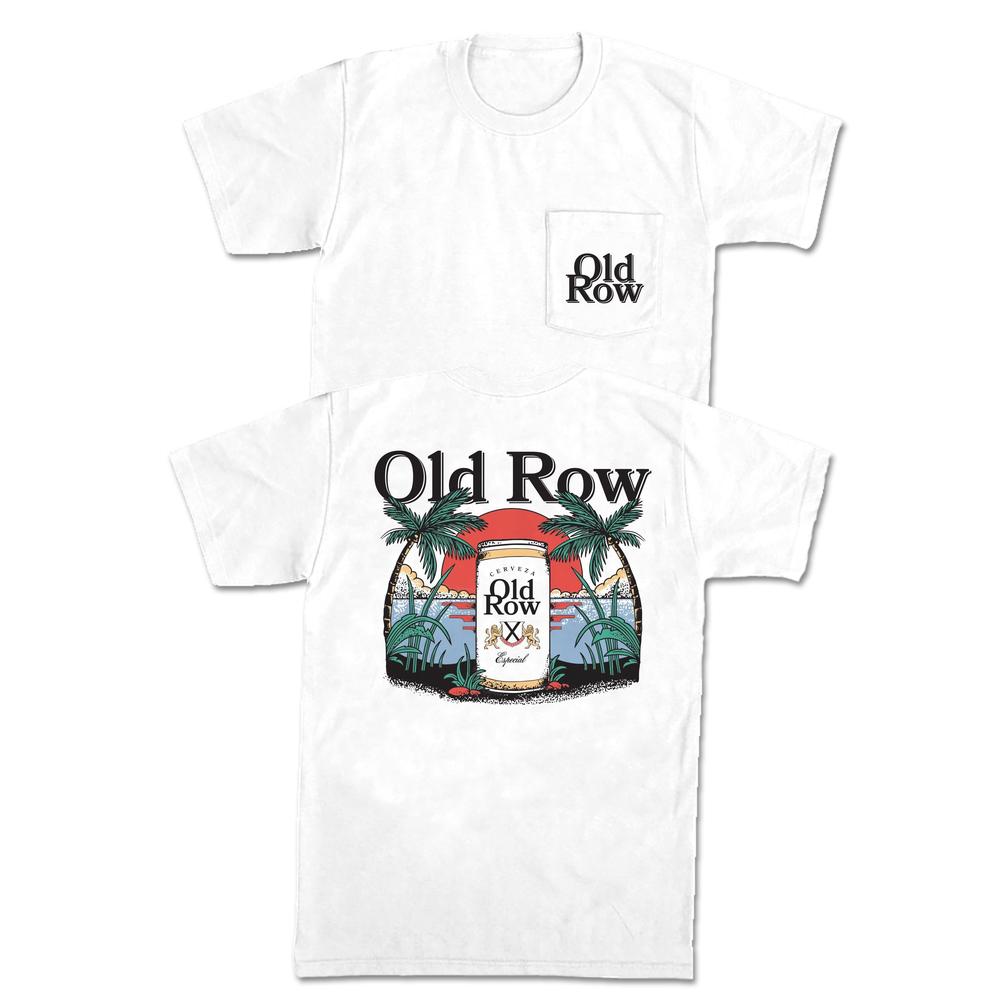 The Beach Cerveza Pocket Tee-T-Shirts-The Boozy Collection-Old Row