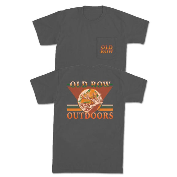 Old Row Outdoors Elk 2.0 Pocket Tee-T-Shirts-Old Row Outdoors-Charcoal-S-Old Row