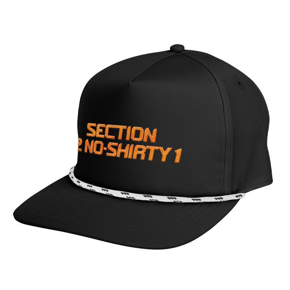 Section 2 No-Shirty 1 Rope Hat-Hats-Old Row U-Black-One Size-Old Row